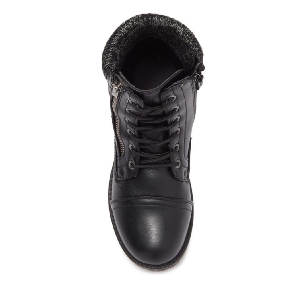 NEW 9 Wanted Quinn Quilted Combat Boot - Picture 4 of 7